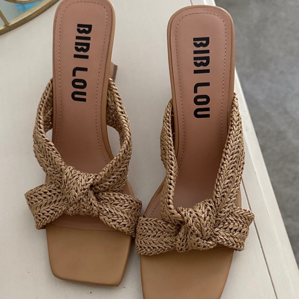 Bibi Lou Women's Tan Braided Sandals